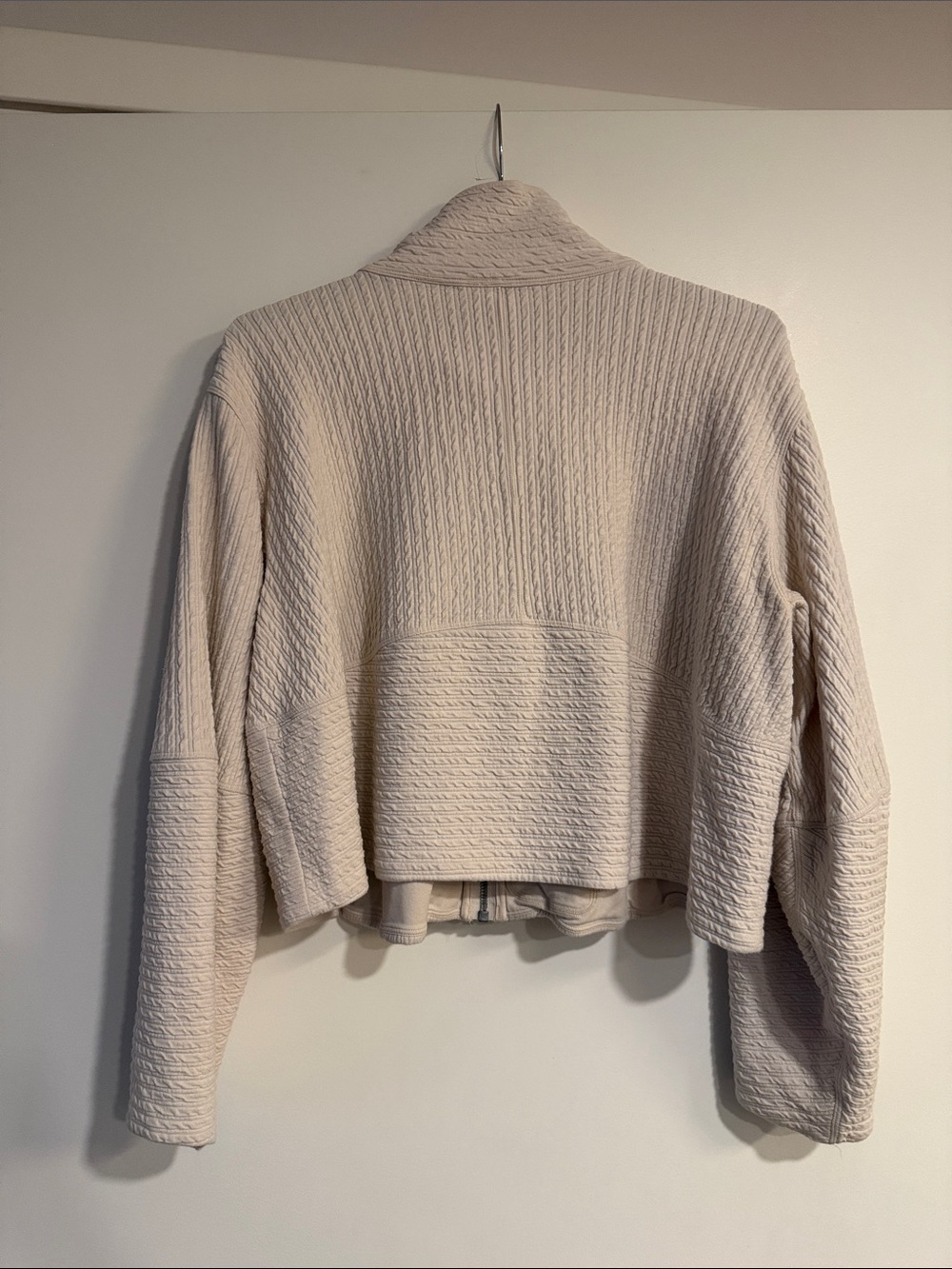 lululemon athletica Cream Quilted Full-Zip Jacket - Picture 3 of 3
